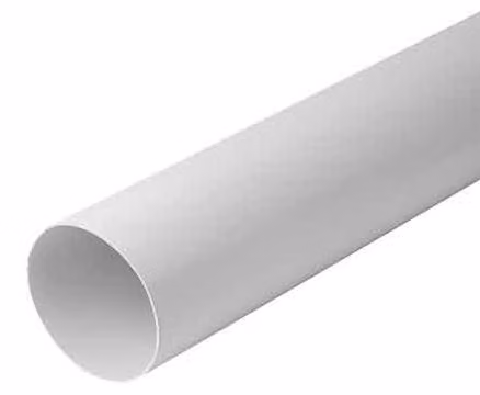TUBO TONDO PER VENTILAZIONE Ø 100 mm - Barra 1 mt