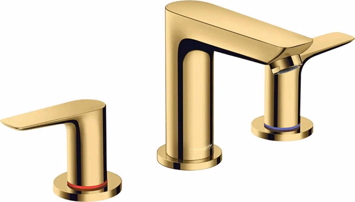 hansgrohe Talis E Mélangeur lavabo 3 trous, déchets pop-up, projection 112mm, 71733990, 71733990