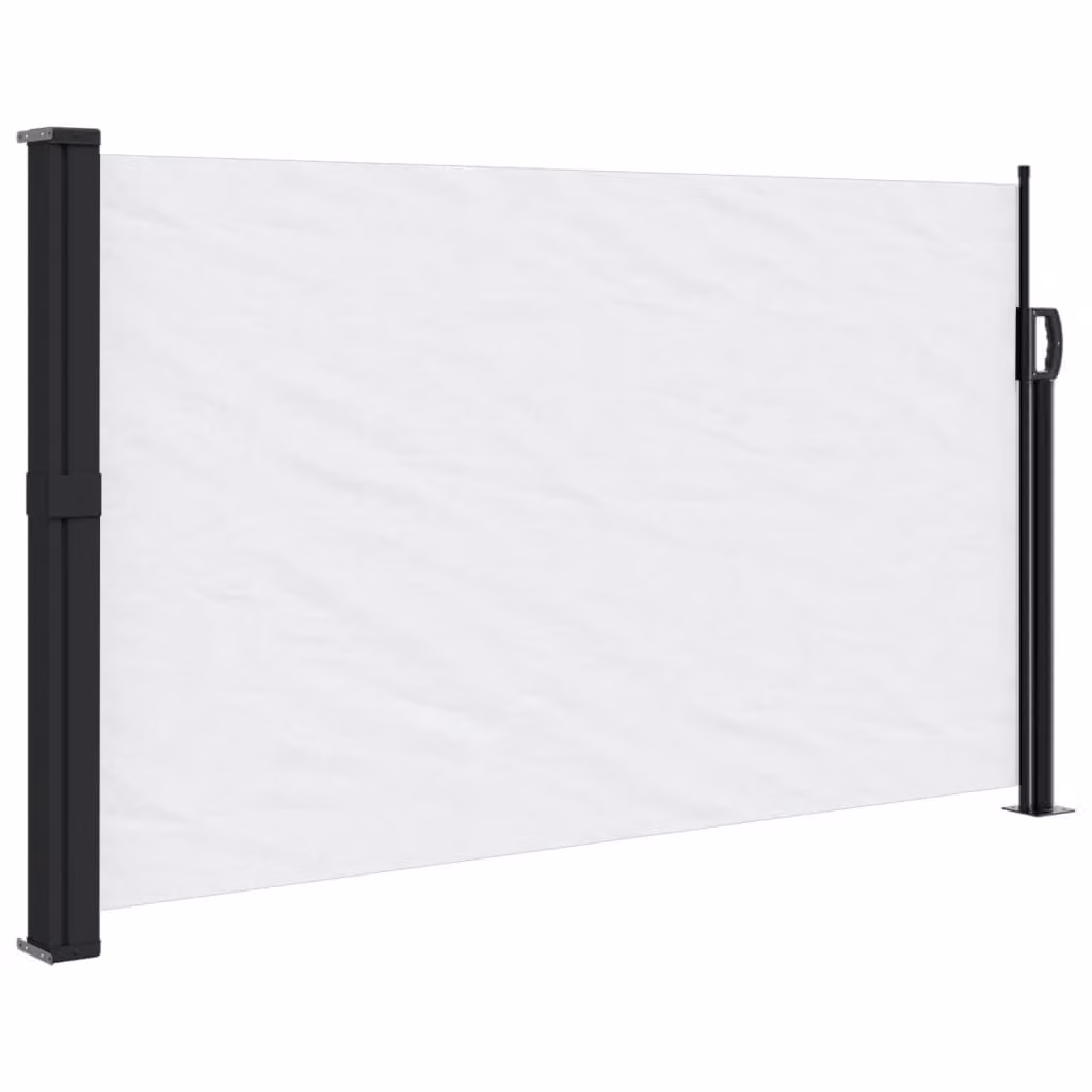 Tenda da Sole Laterale Retrattile Bianco 117x300 cm