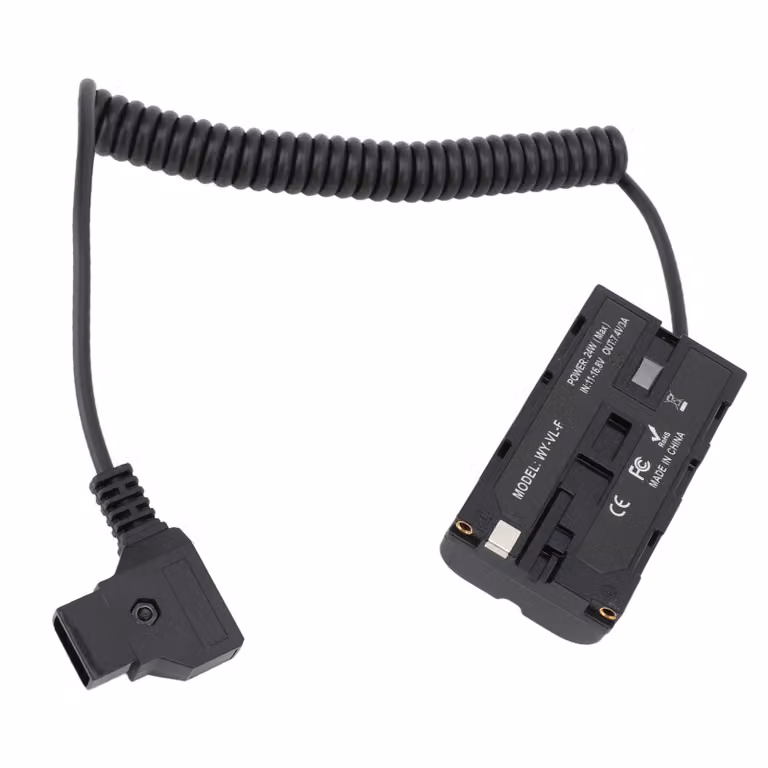 D Tap alla batteria fittizia NP F550, batteria fittizia NP F550, batteria fittizia NP F550 completamente decodificata, cavo D Tap alla batteria fittizia NP F550, adattatore per batteria fittizia NP F550, batteria fittizia per fotocamera NP F550