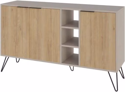 Credenza in legno "Clara" - 142 x 36 x 83 cm - Gres