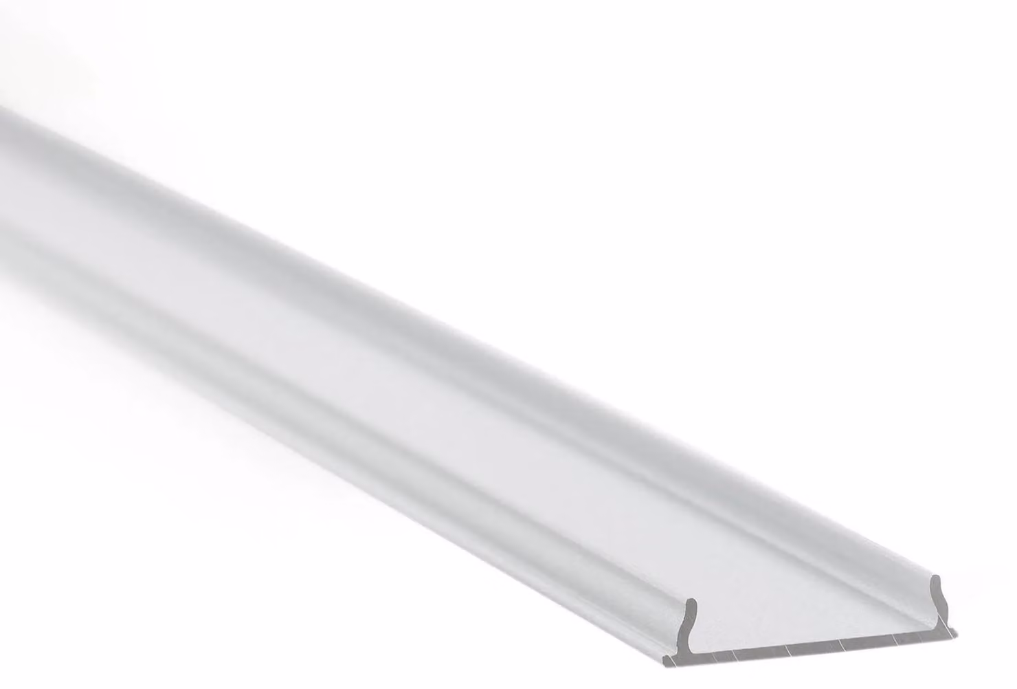 ARELUX PRF009 - Set di profili per strisce LED flessibili, lunghezza 2 metri, con diffusore e 2 tappi terminali