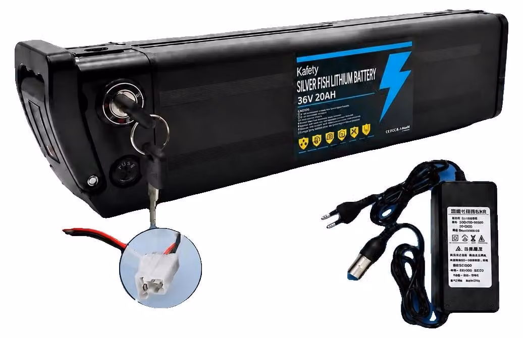 Batterie agli ioni di litio 18650, capacità di 20Ah, compatibilità multipla, 36V, connettore DJ7021