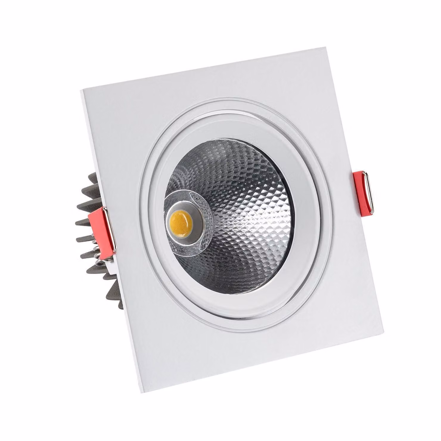 LED downlight Faretto da incasso 10W Taglio angolare Madison Ø 95 mm 3000K Bianco caldo