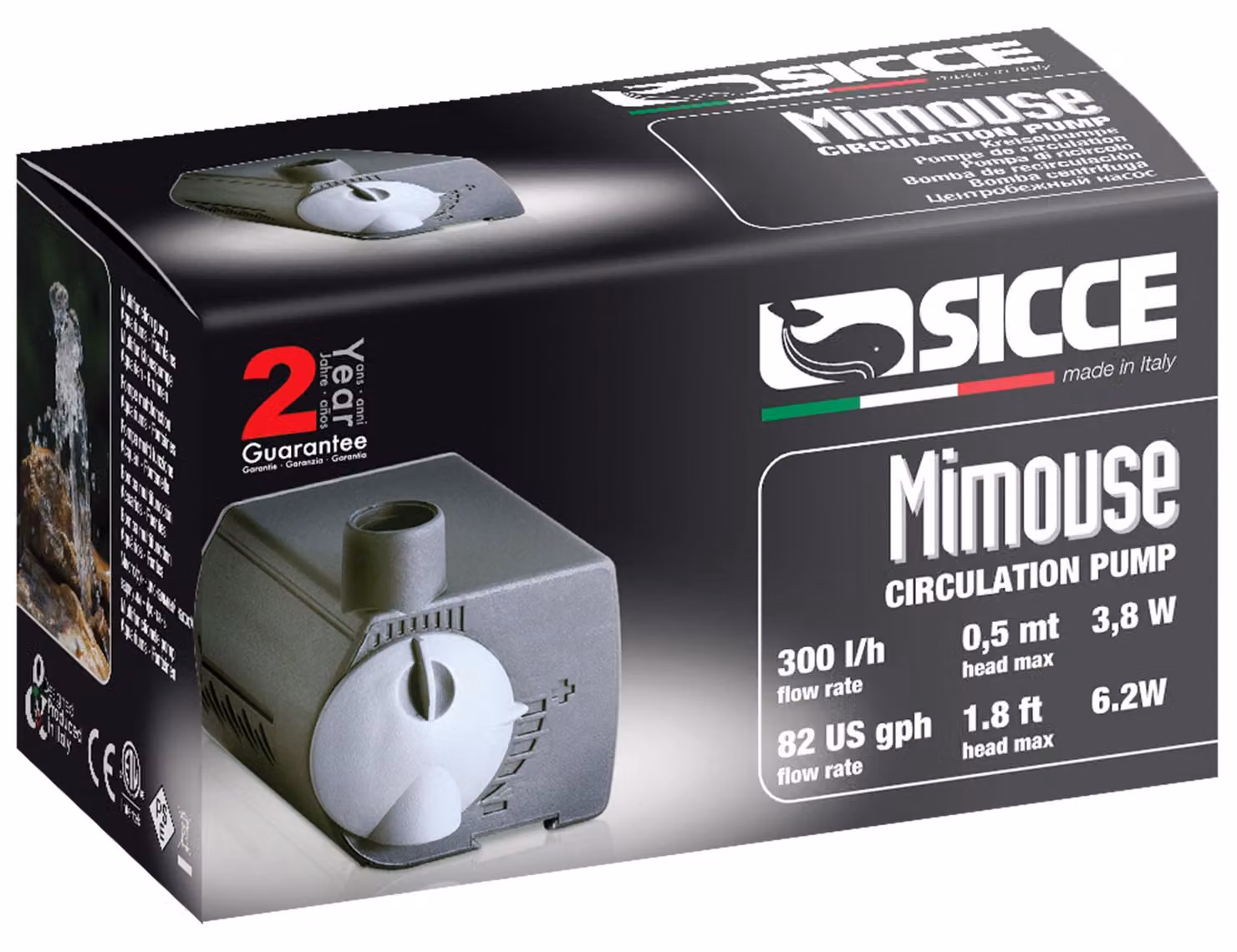SICCE Multipompe MiMouse 300l/h