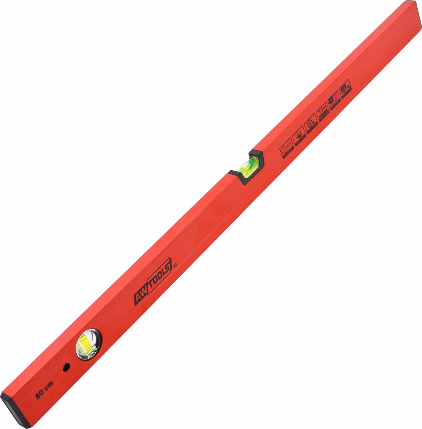 Livella Awtools verniciata rossa 100 cm