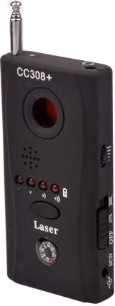 Rilevatore di segnali emessi da telecamere di sorveglianza e microfoni spia