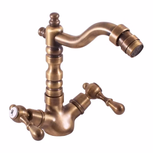 Slezák-RAV Rubinetto per bidet Slezák RAV Morava Retro MK420/9SM Colore: ottone vecchio, Dimensione: 1/2''