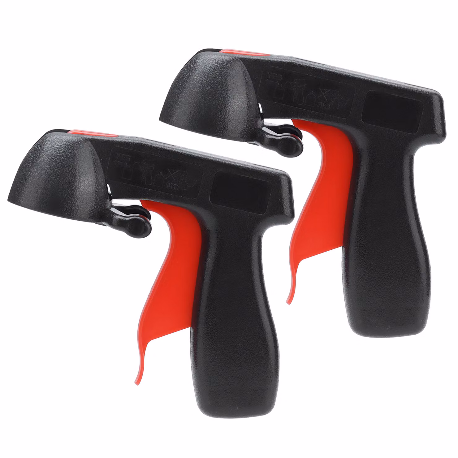 2Pcs vernice può maneggiare ABS pistola a spruzzo strumento accessorio Kit Kit per la decorazione pittura fai da te
