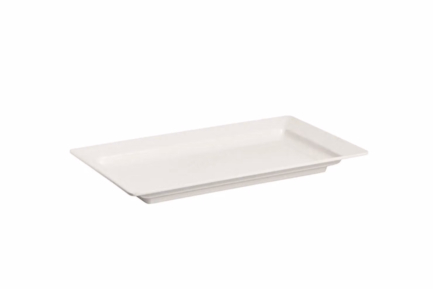 Vassoio Melamina Rettangolare, Cm 58X32X5,3, 2 pezzi