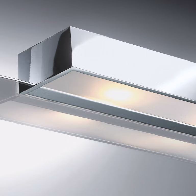 Decor Walther Applique da parete Box 1-60 N, dimmerabile, Cromo / Argento, Bagno, Metallo, Moderno, Applique