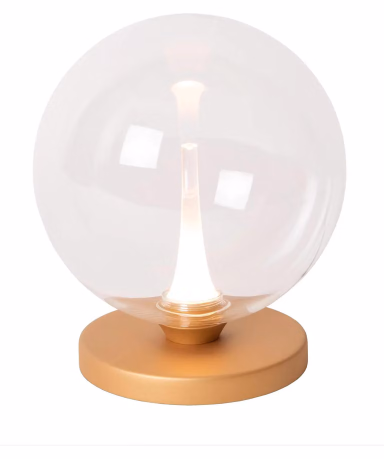 Lucide GISELA - Lampada da tavolo – nera, 16 cm, 18 cm, 5W, 2700K - Lampade da tavolo e da comodino (13594/04/60)