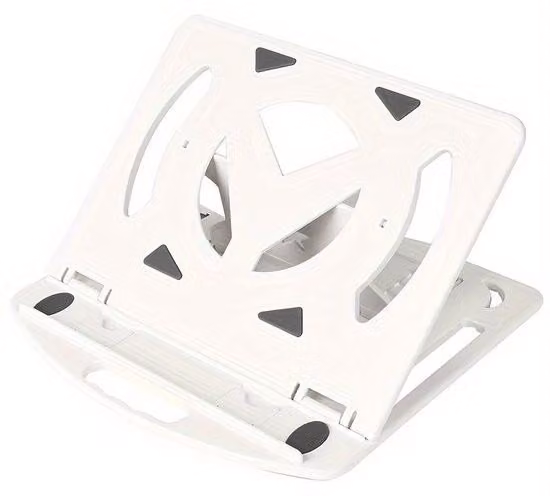 Supporti multifunzionali per scrivania, regolabili in altezza, e supporti per la lettura inclinabili e rotanti, adatti a laptop, tablet e telefoni