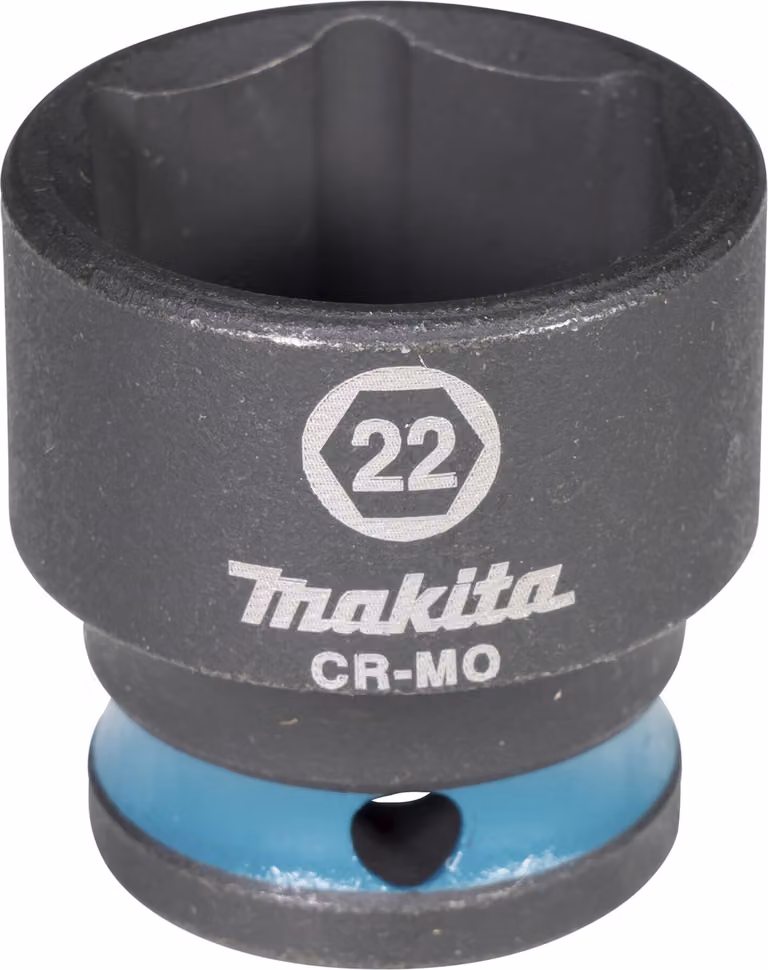 Chiave a bussola E-16031 Impact Black 3/8 pollici esterno 4kt D.22mm corta