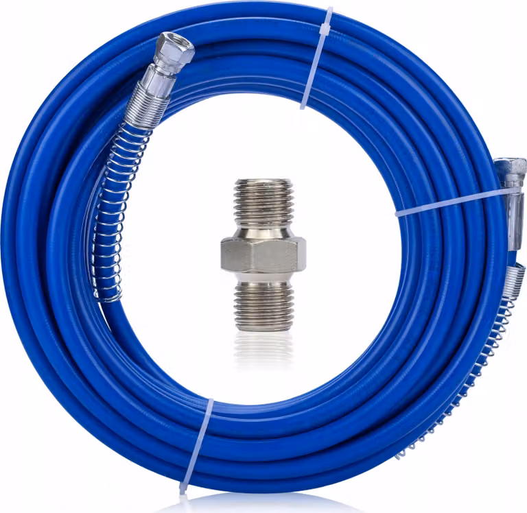 Tubo flessibile per verniciatura Wagner Graco 15 m + adattatore GZ 1/4" - GZ 1/4"