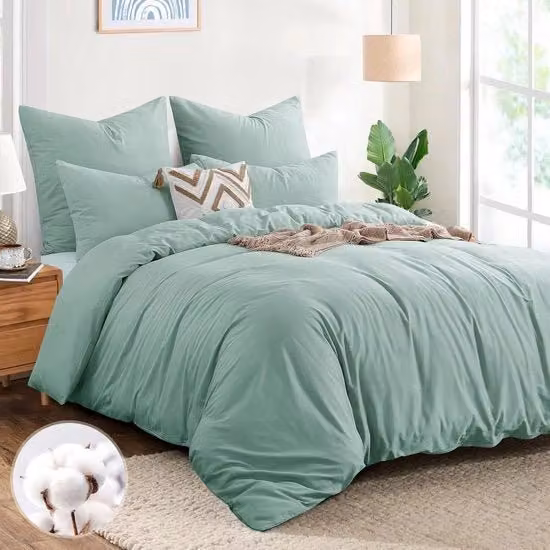 Set di coperte in cotone - respirante e sostenibile - 3 pezzi - 220 x 240 cm