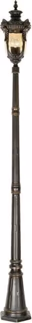 Lampione da giardino Philadelphia 237cm 3xE14 bronzo Elstead