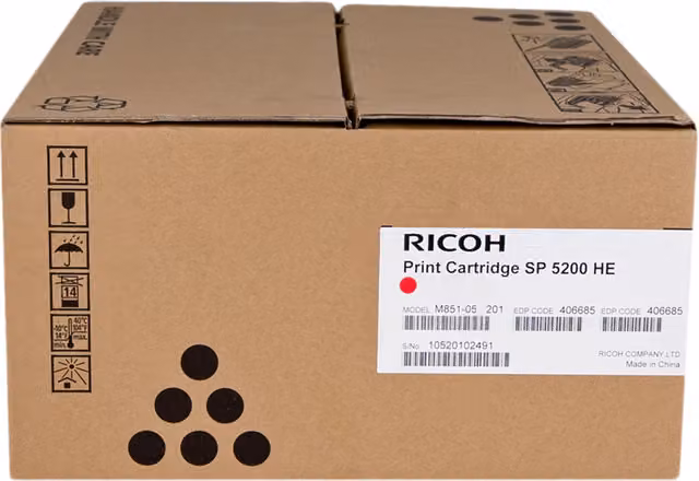 Ricoh 821229 cartuccia toner 1 pz Originale Nero