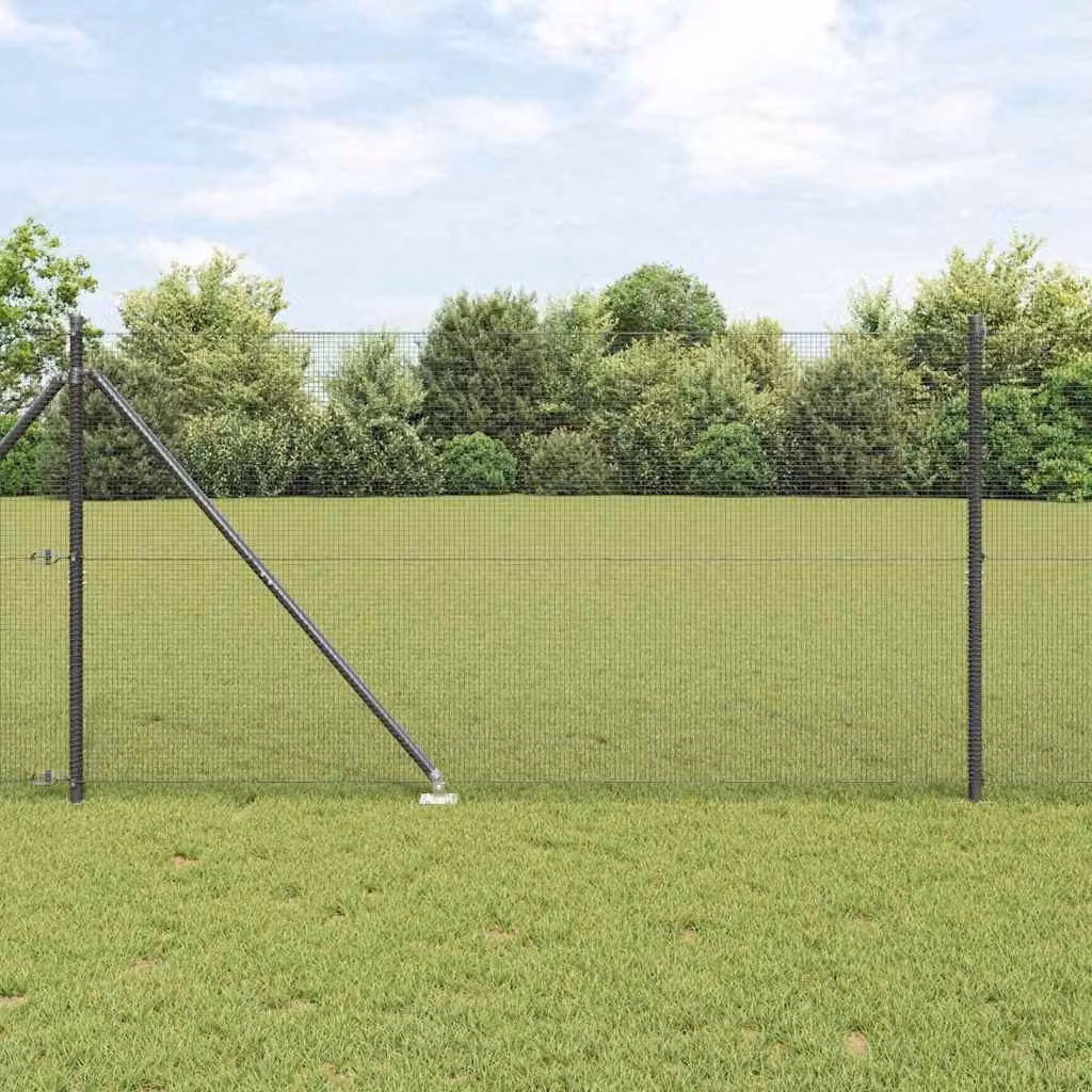 Maison Exclusive - Palo della recinzione Grigio 50 x 1,2 m (rete 12 x 12 mm)