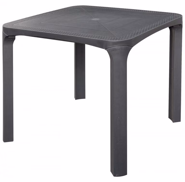 Tavolo ole' rattan 80x80 – Antracite – Grand Soleil