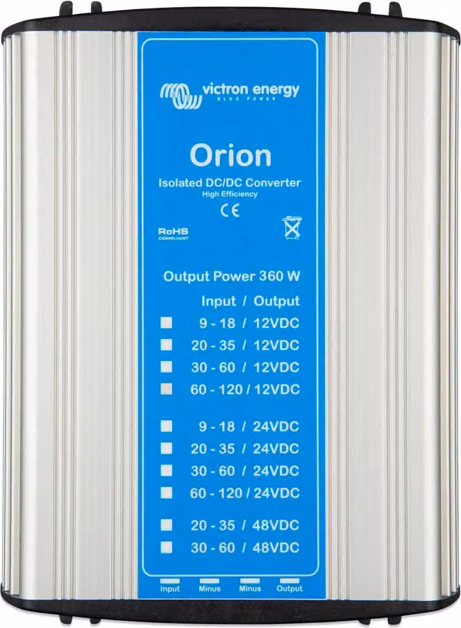 Convertitore DC-DC Victron Orion da 110V a 24V / 15A (360W) - isolato galvanicamente