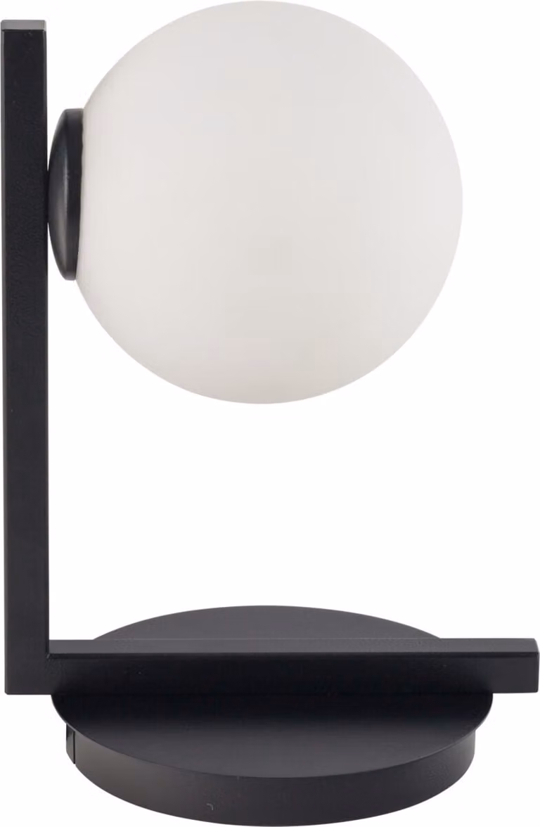 Lampada da tavolo moderna Andy in bianco e nero, 1xG9x12W, metallo, dimensioni: 27x19x16 cm, IP20, Sigma Lighting