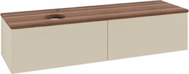 V&B Mobiletto senza struttura frontale Antao 160x50cm, HL, WBP w. wal, si Gr m Lac
