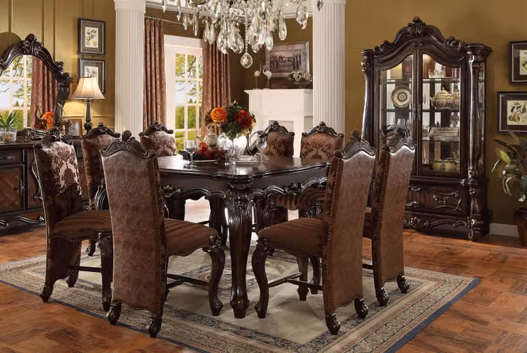 Barock Antik Stil Esstisch Tisch Echtes Holz Klassische Designer Tische Rokoko