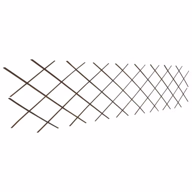 Recinzione a Traliccio in Salice 5 pz 180x60 cm
