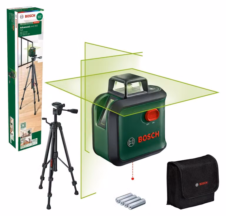 Bosch AdvancedLevel 360 Set Kreuzlinienlaser (0603663B07)