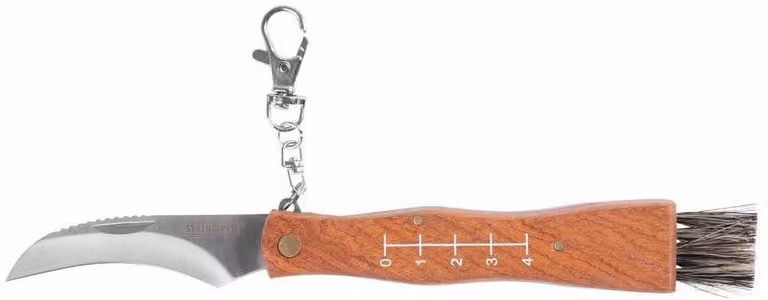 Coltello Strend Pro MK003, 140/210 mm, da funghi con setole