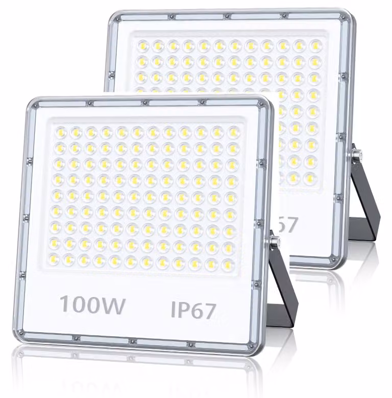 Fari a LED da 100W, 10000 lumen, 6500K, grado di protezione IP67, impermeabili, confezione da 2