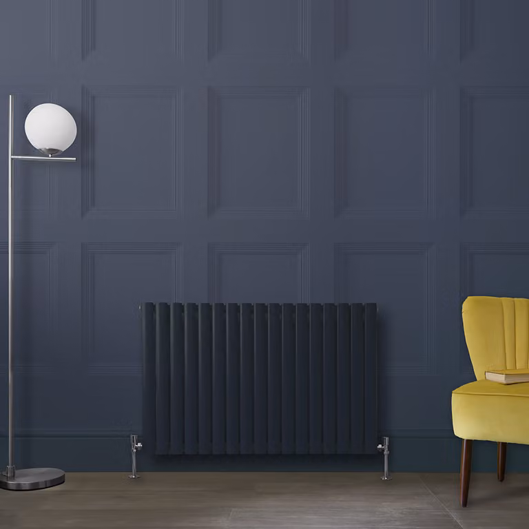 Radiatore di Design Orizzontale Blu (Regal Blu) - 636 x 1000mm - Pannello Doppio  - Revive