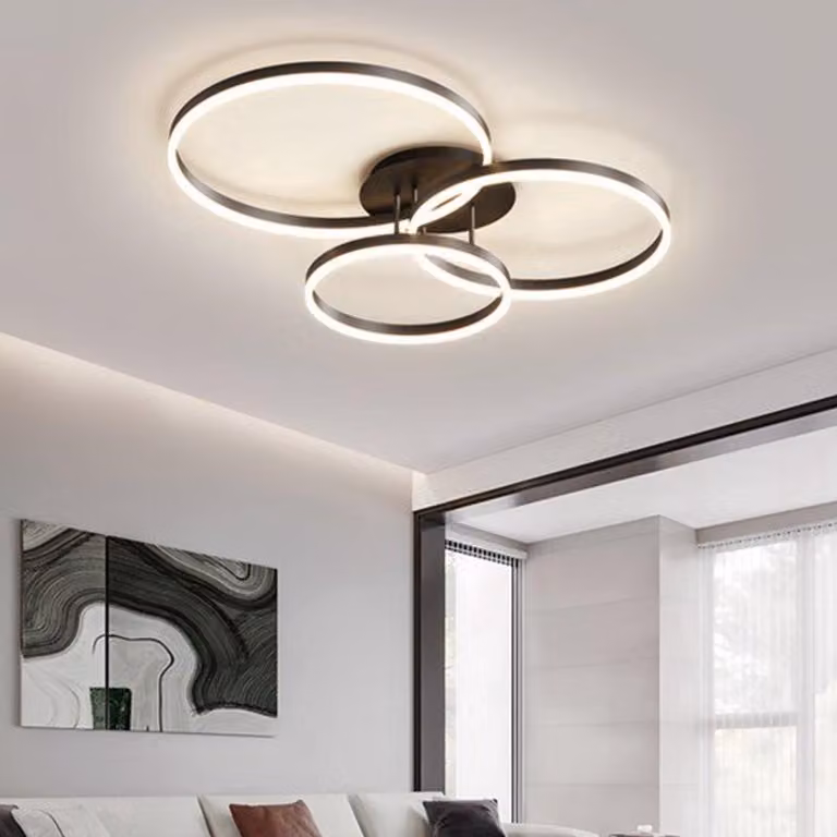 Lampada a soffitto LED - Design moderno ed elegante - 76 W - 84x60 cm - Acrilico - Ideale per soggiorno e cucina