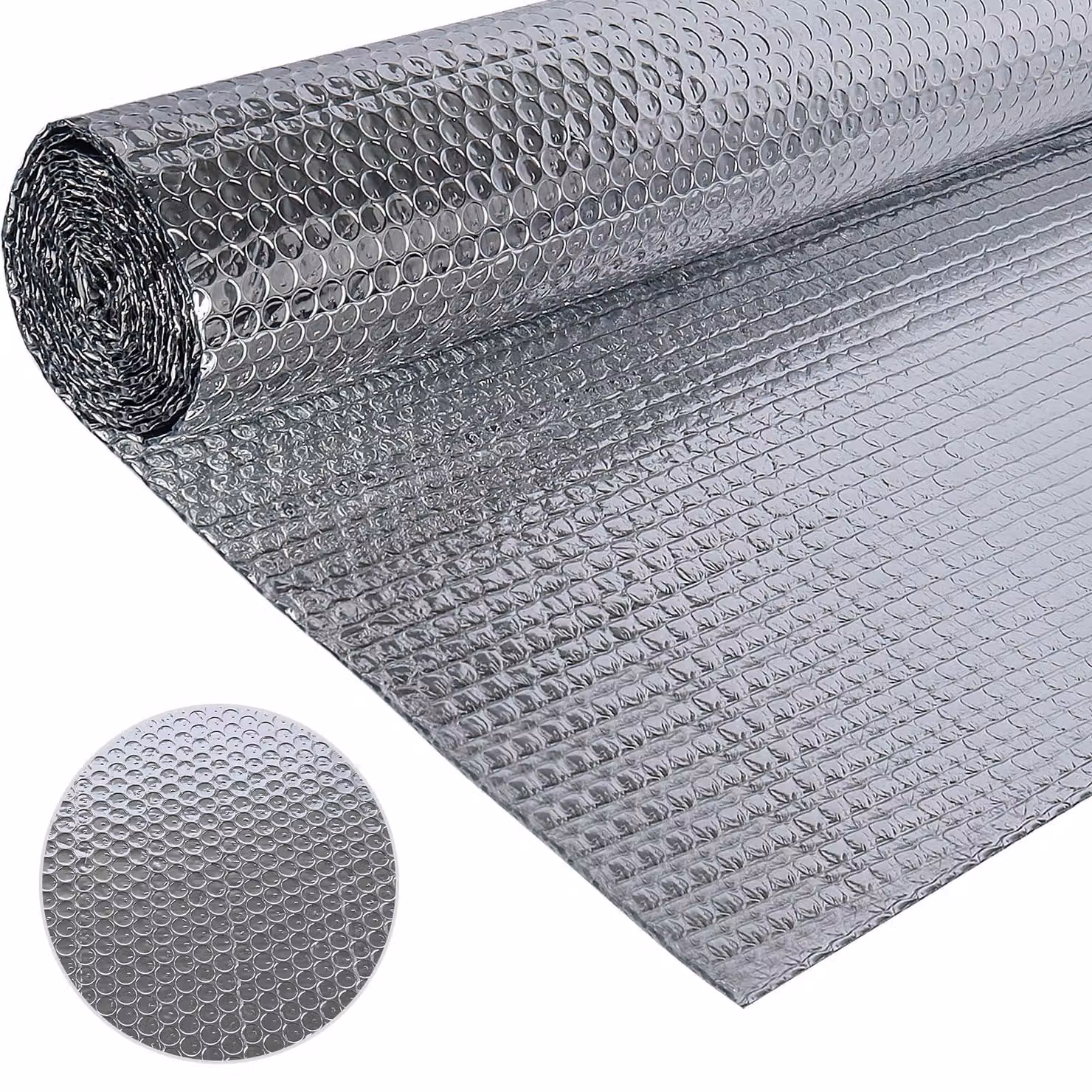 Pellicola isolante in rotolo, 60 cm x 3 m, pannelli riflettenti per radiatori in alluminio, per il risparmio energetico