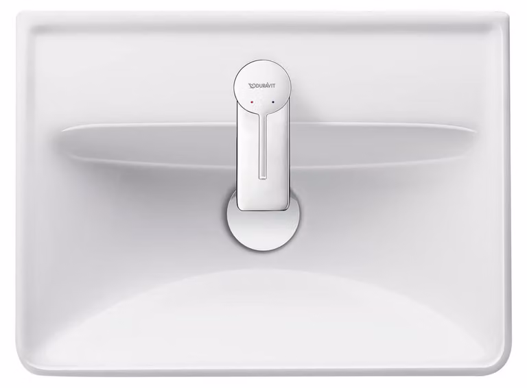 Duravit D-Neo lave-mains, 450x335mm, 1 trou pour robinet, sans trop-plein, blanc brillant, 0738450041, 0738450041