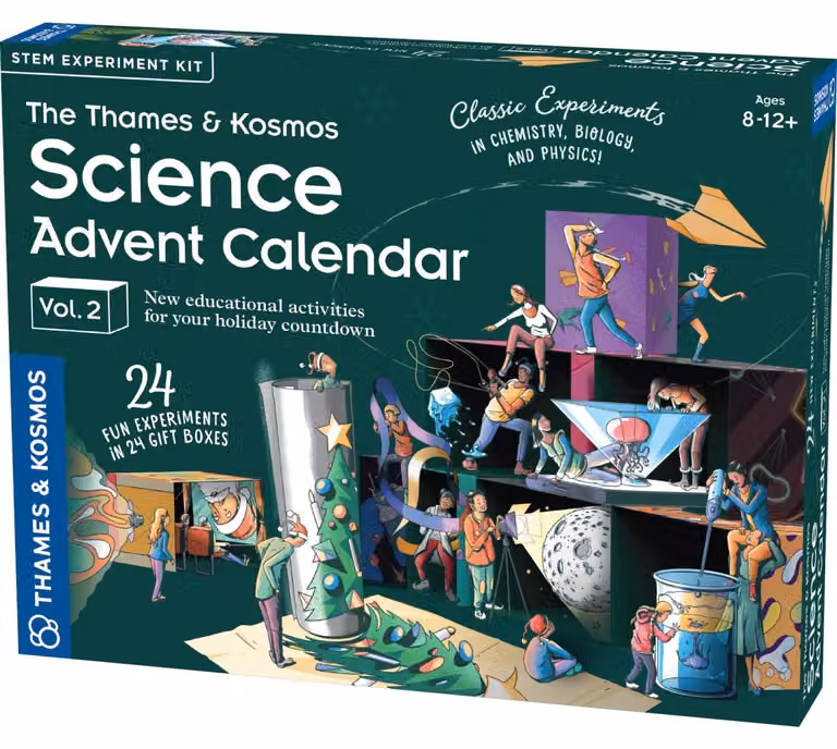 Gioco educativo Kit STEM Calendario dell'Avvento scientifico versione 2, Thames & Kosmos