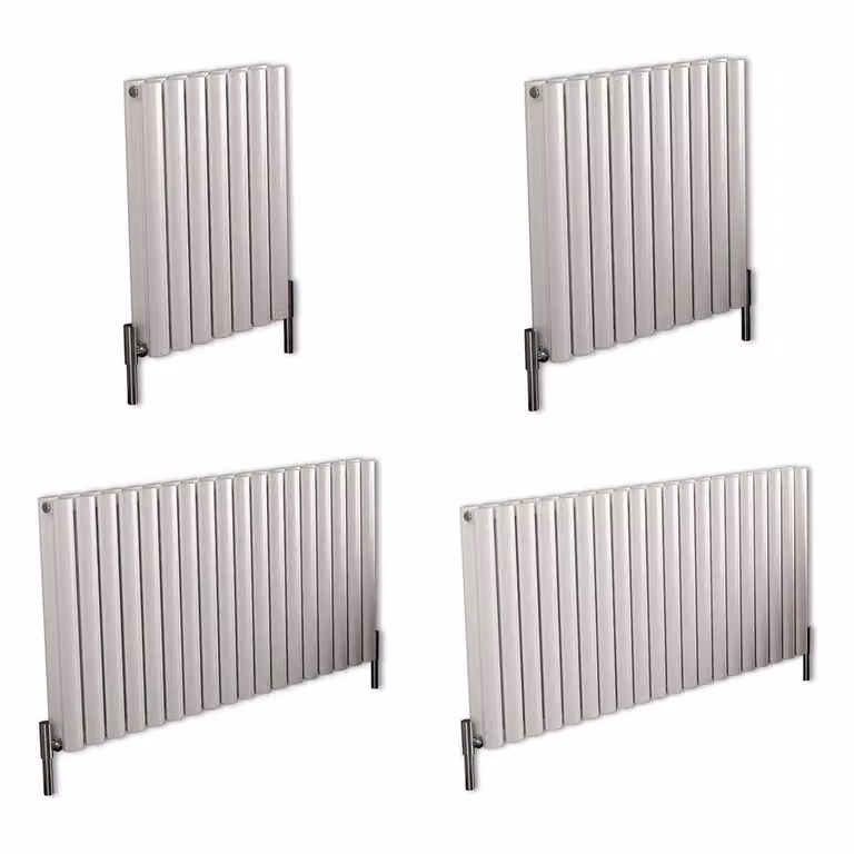 Radiatore di Design Orizzontale Doppio - Bianco - 600mm x 410mm - Revive Air