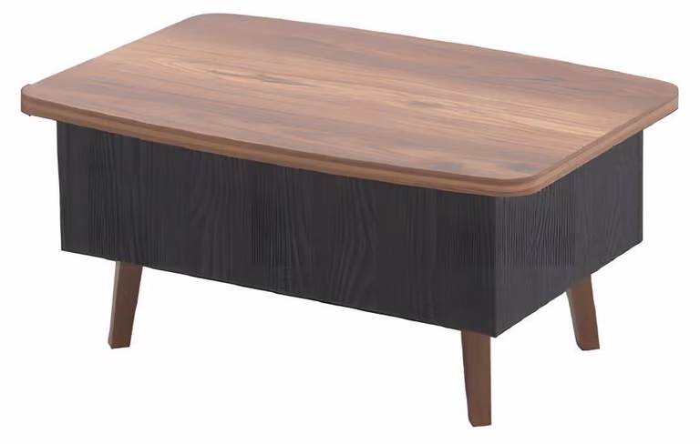 Couchtisch Luxus Braun Design schwarz Modernes Material Holz