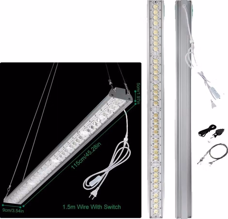 Lampada per la crescita, LED a spettro completo, design a basso consumo energetico, 160 W