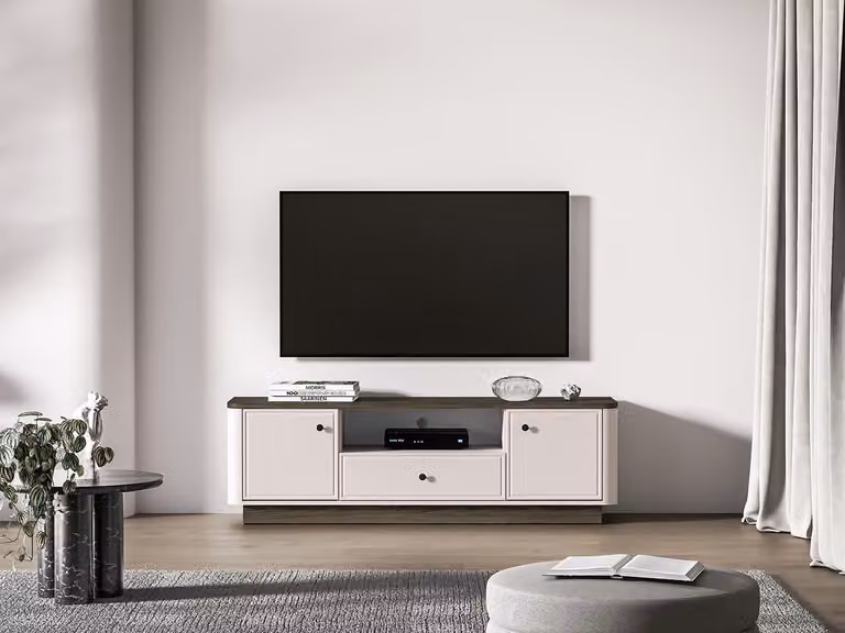 Mobile porta TV ARLENA - rovere / cashmere
