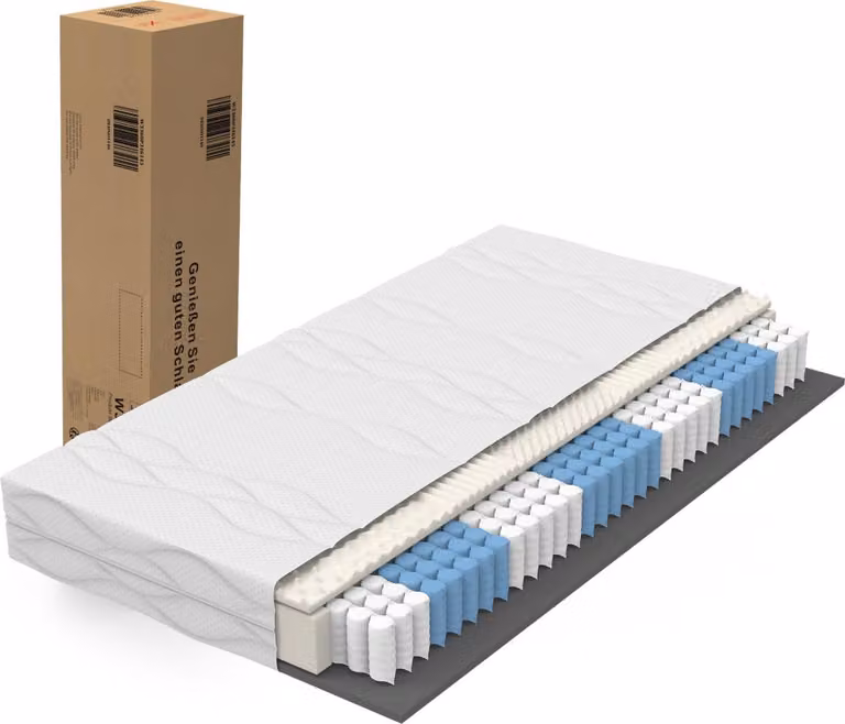 Materasso a molle insacchettate 180x200 cm, 7 zone, H3/H4, box spring feel