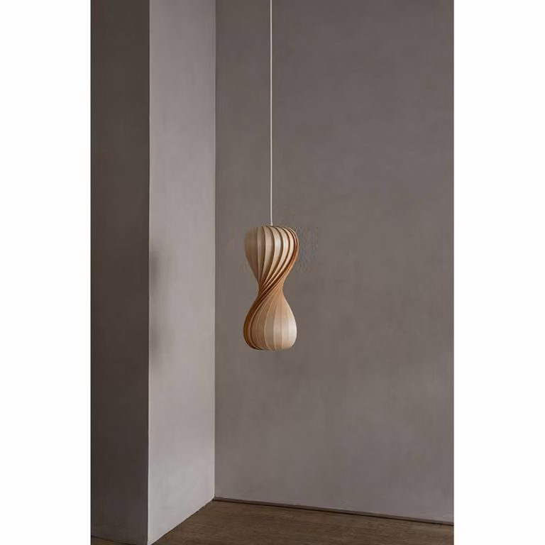 Tom Rossau Lampada a sospensione TR7, dimmerabile, Legno chiaro, Soggiorno / Sala da pranzo, Legno, Scandinavo, Lampada a sospensione