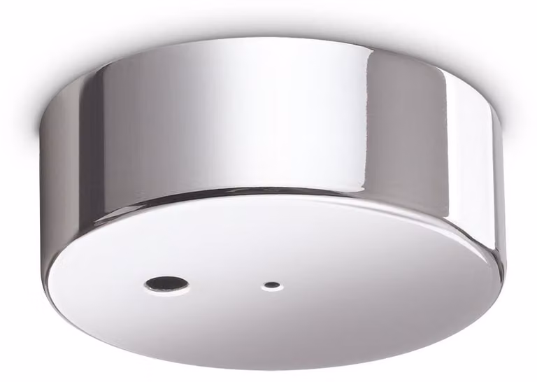 Rosone Contemporaneo Metallo Cromo 1 Luce