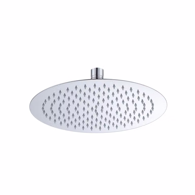JOHO Soffione Doccia da Parete in Acciaio Inox 304 con Ugelli Antiicalcare D25cm tondo