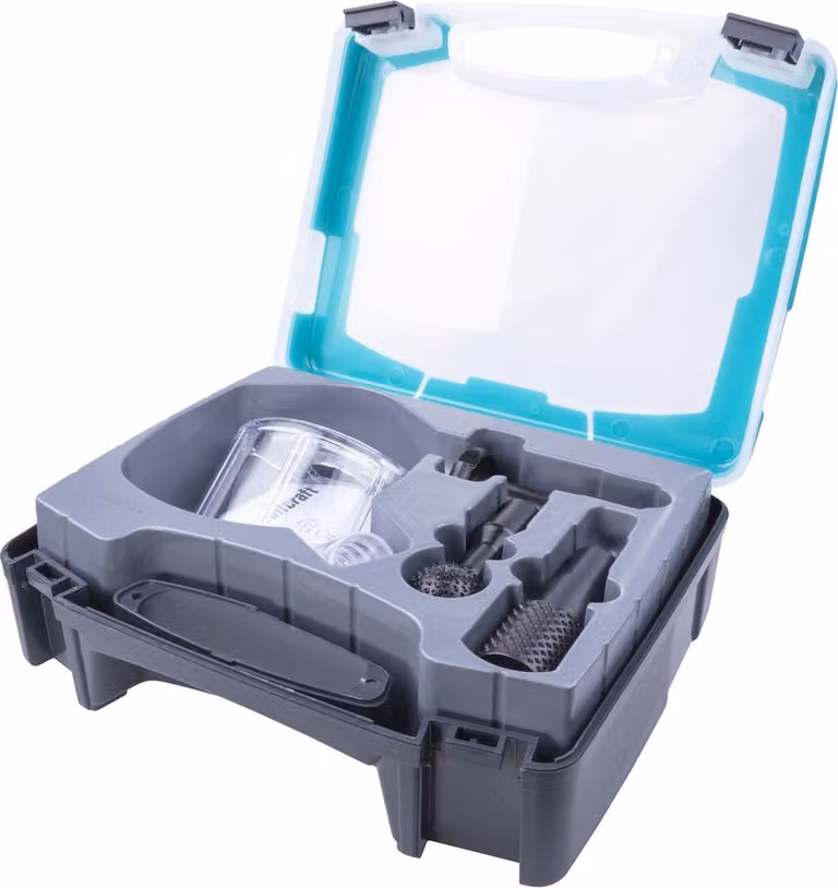Set di utensili per la lavorazione del legno con smerigliatrice angolare Wolfcraft 4400000