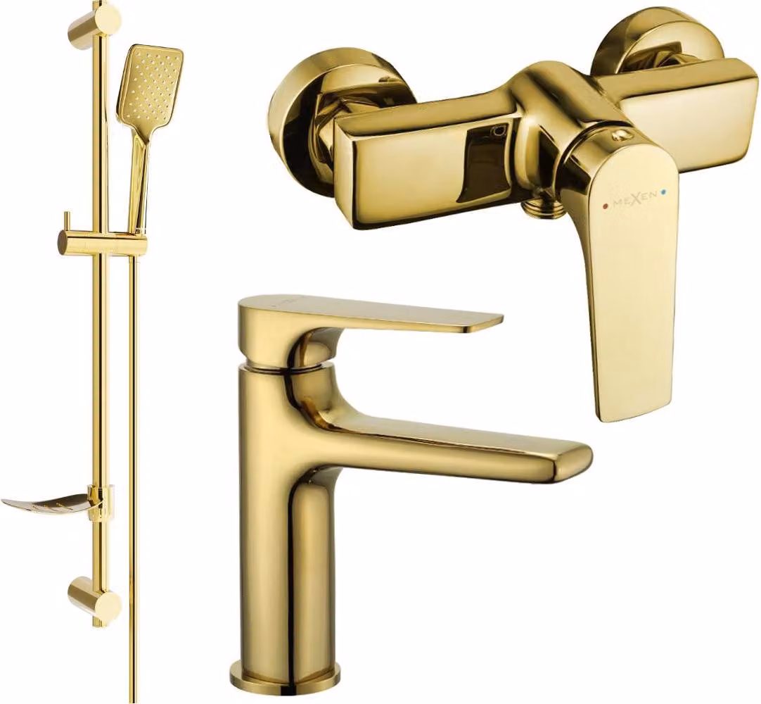 Mexen Lynx DF62 set doccia, dorato - 745904DF62-50