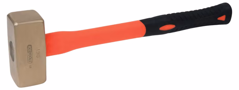 KS TOOLS BRONZEplus martello 1.250 g con manico in fibra di vetro - 963.2062