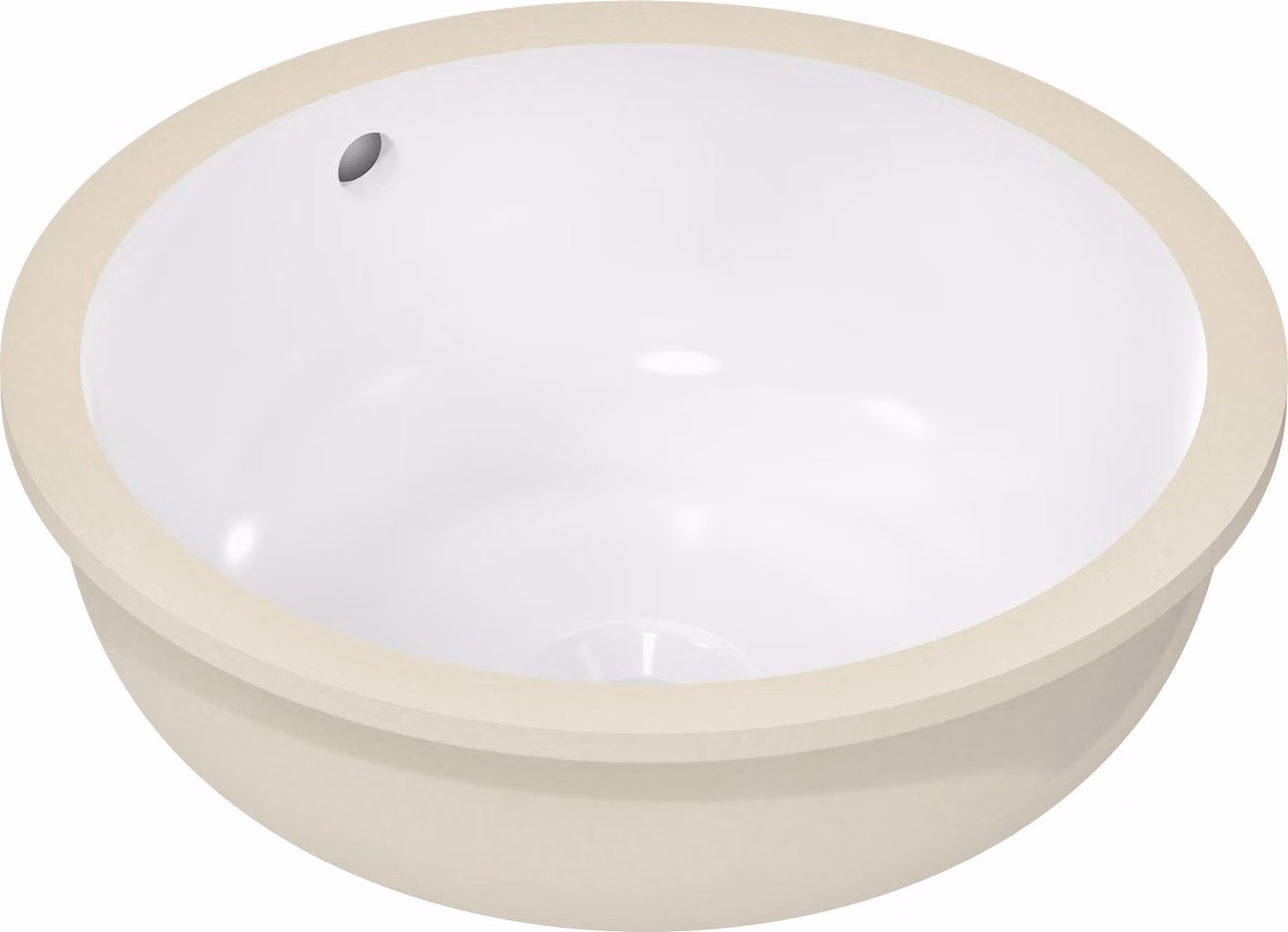 hansgrohe Xuniva S lavabo à encastrer, Smart Clean, avec trop-plein, sans trou pour robinet, 400x400mm, blanc, 61046450, 61046450