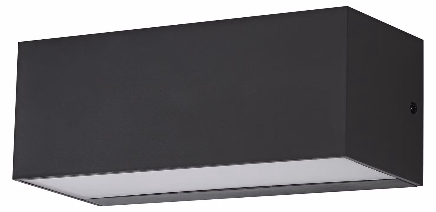 Lampada da parete esterna OSRAM ENDURA STYLE IDRI WALL, 12,5W, 700lm, colore grigio scuro, grado di protezione IP65, temperatura di colore 3. 000K, luce bianco caldo